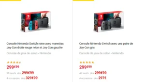 [Bon plan] 10% crédités aux membres Fnac pour l&rsquo;achat d&rsquo;une console Nintendo Switch