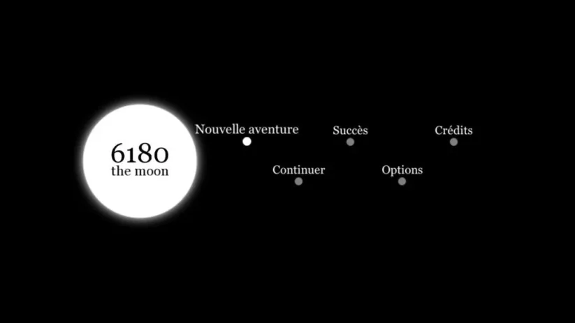 L'écran titre de 6180 the moon