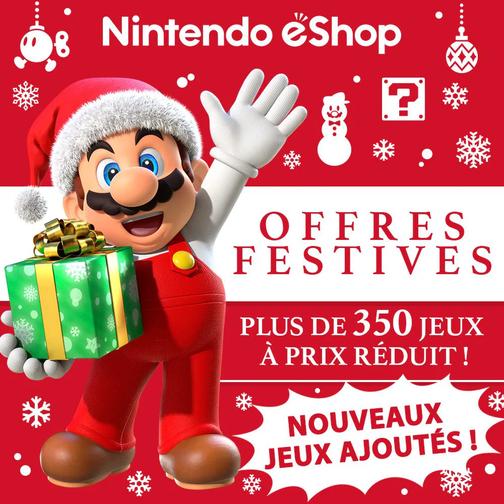 350+ promotions sur l&rsquo;eShop Nintendo dont 84 jeux soldés sur la Switch