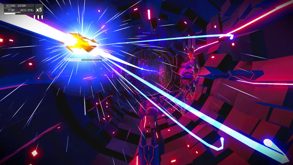 Jeu Aaero : Complete Edition sur Nintendo Switch : tir multiple