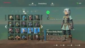 Grâce à un hack Amiibo, il débloque une tenue encore inédite de Majora&rsquo;s mask, celle du Dieu démon, dans Zelda Breath of the Wild