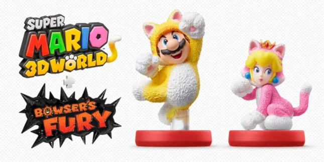 Les Amiibos Mario et Peach Chat arriveront en même temps que Super Mario 3D World + Bowser's Fury sur Nintendo Switch