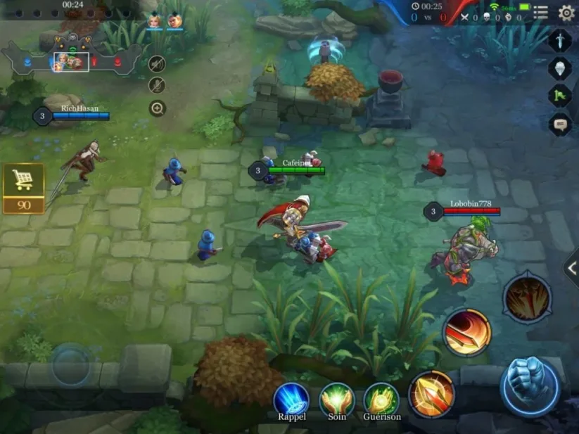 Arena of Valor : image du gameplay sur mobile