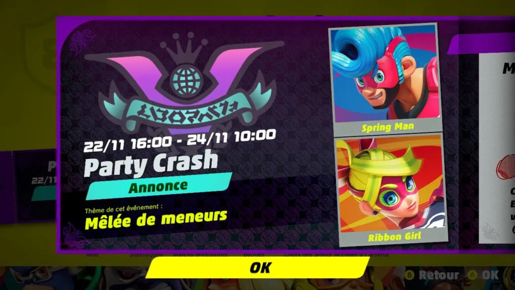 Party Crash : événement Mêlée de meneurs du 22/11 16:00 au 24/11 10:00
