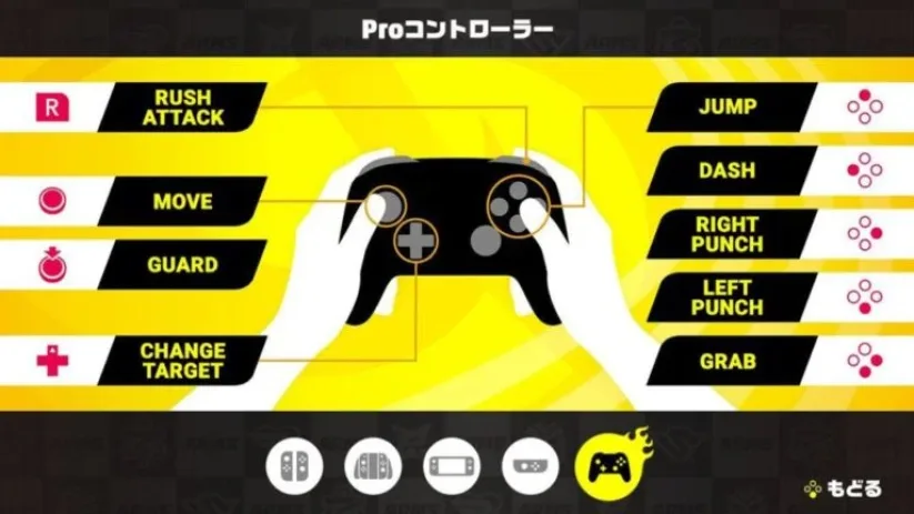 Gameplay d'Arms : manette Switch Pro