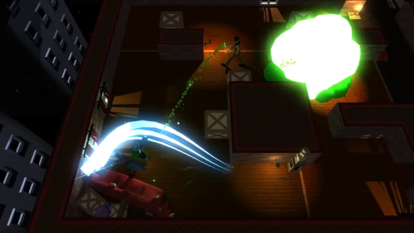 Jeu At Sundown sur Nintendo Switch : map en intérieur