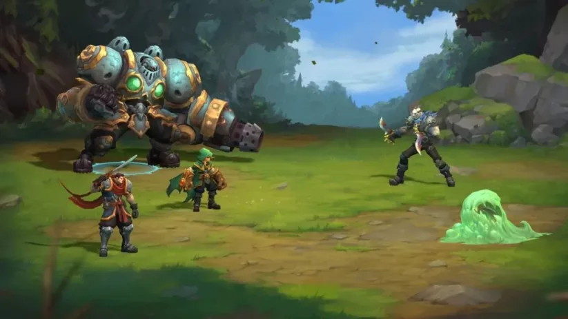 Jeu Battle Chasers : Nightwar sur Nintendo Switch : screenshot de combat