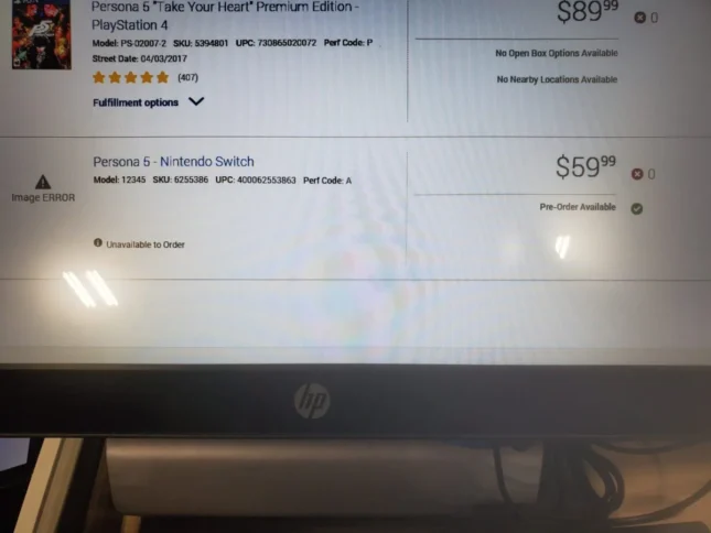 Best Buy dévoile l'arrivée Persona 5 sur Nintendo Switch