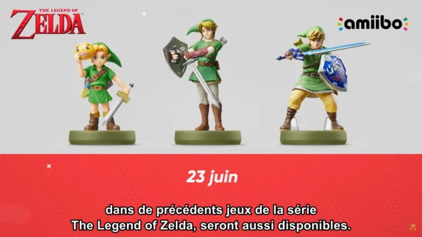 Nouveaux Amiibos : 3 nouveaux Link de The Legend of Zelda