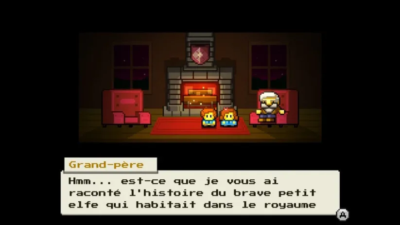 Jeu Blossom Tales sur Nintendo Switch : Grand Père nous conte une belle histoire