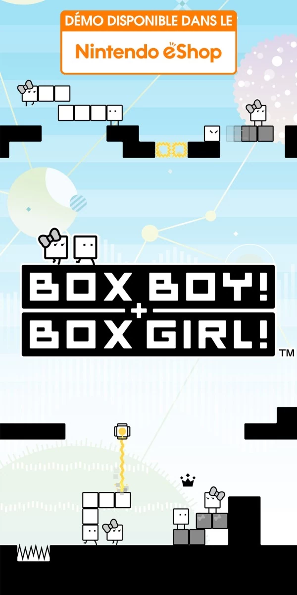 Jeu BoxBoy! + BoxGirl! sur Nintendo Switch : la démo est disponible