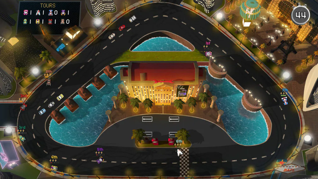 Jeu Brakes Are For Losers sur Nintendo Switch : Circuit Vegas