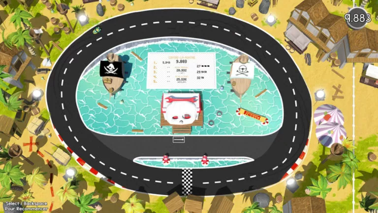Jeu Brakes Are For Losers sur Nintendo Switch : Circuit pirate