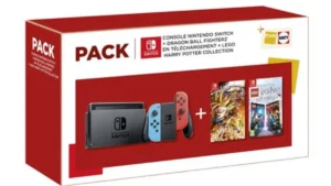 [Précommande] Bundle Nintendo Switch néon + Dragon Ball FighterZ + Lego Harry Potter Collection
