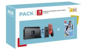 [Bon plan] Bundle Nintendo Switch néon avec Fifa 19, guide officiel et DLC inclus