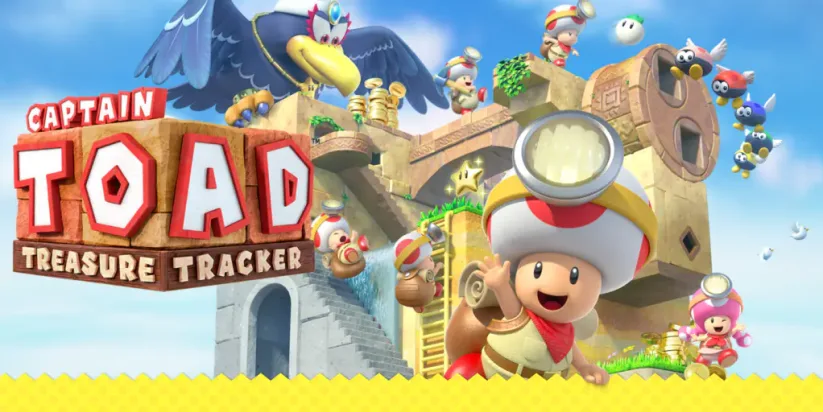 Jeu Captain Toad Treasure Tracker sur Nintendo Switch : artwork du jeu