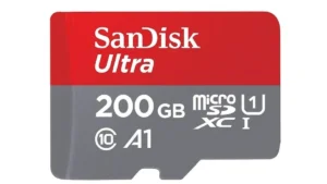 Vente flash : carte mémoire microSDHC SanDisk Ultra 200Go à 64€99 au lieu de 94€99