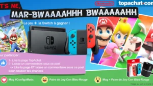 Concours : gagnez une Nintendo Switch néon & Mario + The Lapins Crétins Kingdom Battle