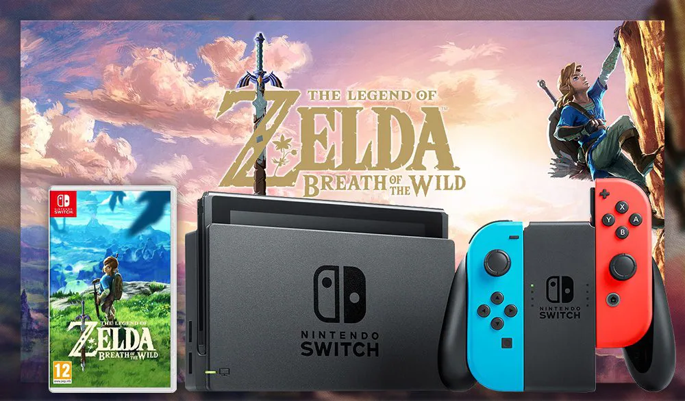 Concours : gagnez un pack Nintendo Switch avec Joy-Con néon + The Legend of Zelda : Breath of the Wild