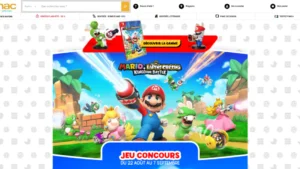 Concours : gagnez 1 figurine Lapin Mario taille réelle (1m50) et des figurines ou goodies Mario + The Lapins Crétins Kingdom Battle
