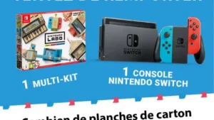 Concours : gagnez une Nintendo Switch néon et un multi-kit Nintendo Labo