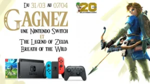Concours : gagnez un pack Nintendo Switch avec Joy-Con néon + The Legend of Zelda : Breath of the Wild + Manette Switch Pro