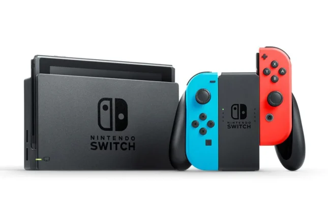 Commander la Nintendo Switch néon