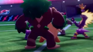 Pokémon Épée et Bouclier : le curseur de la souris visible sur le générique de fin