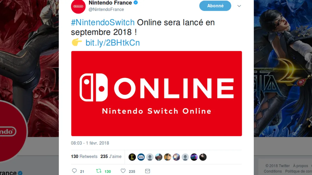 L&rsquo;online payant pour la Nintendo Switch arrive en septembre 2018