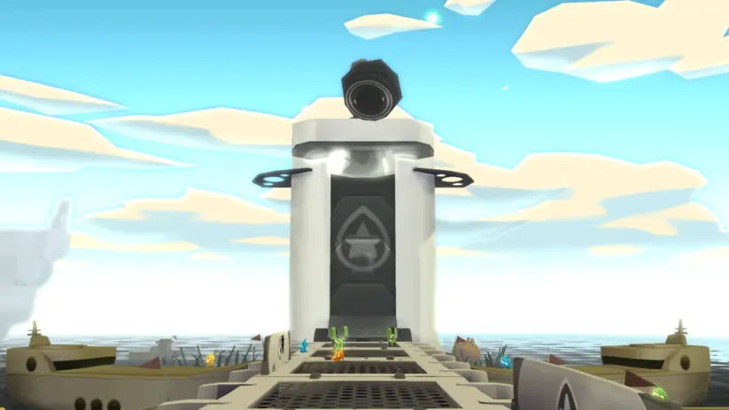 Jeu De Blob sur Nintendo Switch : bâtiment final