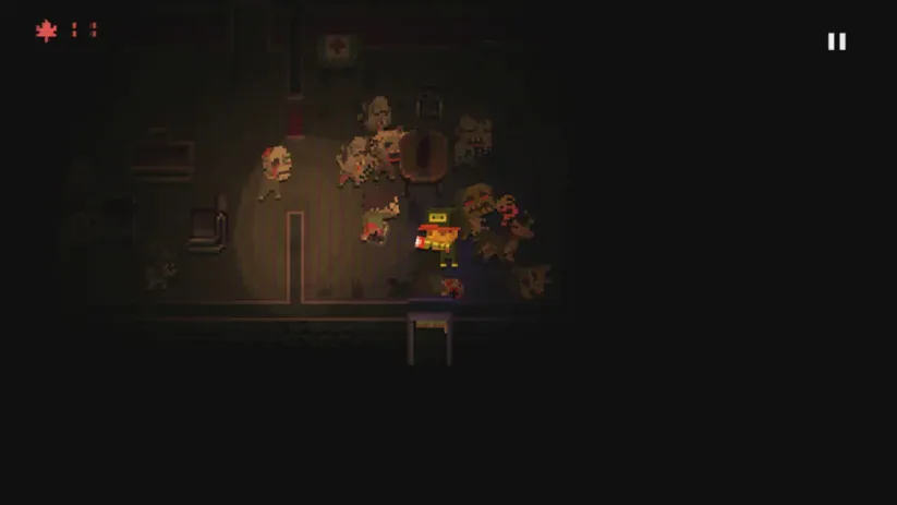 Jeu Death Road to Canada sur Nintendo Switch : à la lueur d'une lampe de poche