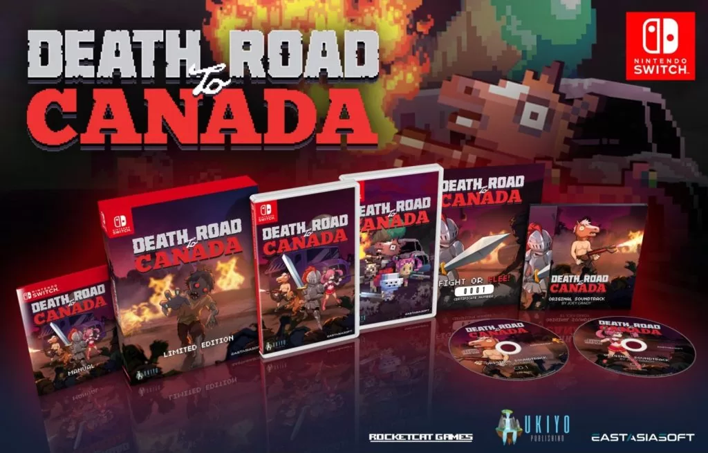 Death Road to Canada en version physique sur Nintendo Switch : édition limitée collector