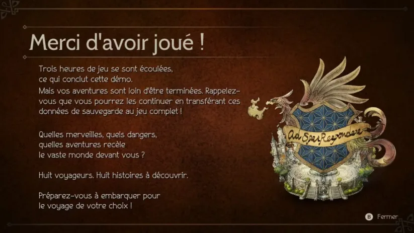 3h et puis c'est tout