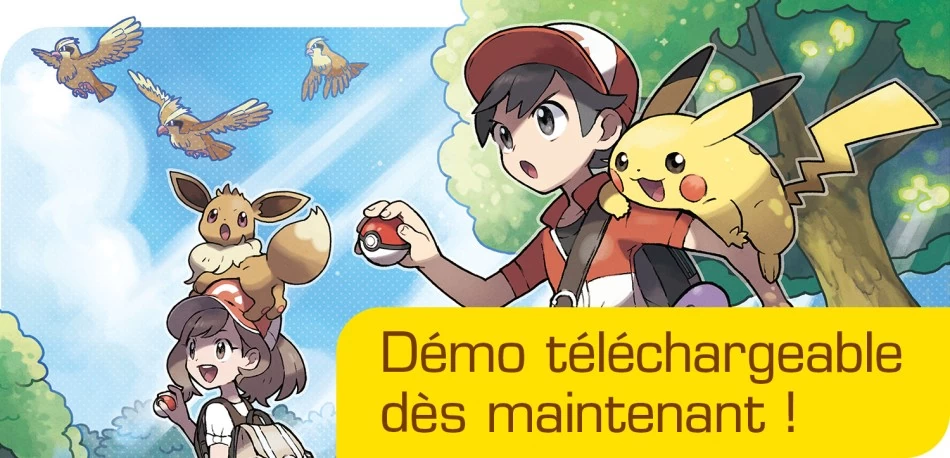 [Démo] Pokémon Let&rsquo;s Go disponible en démo sur l&rsquo;eShop