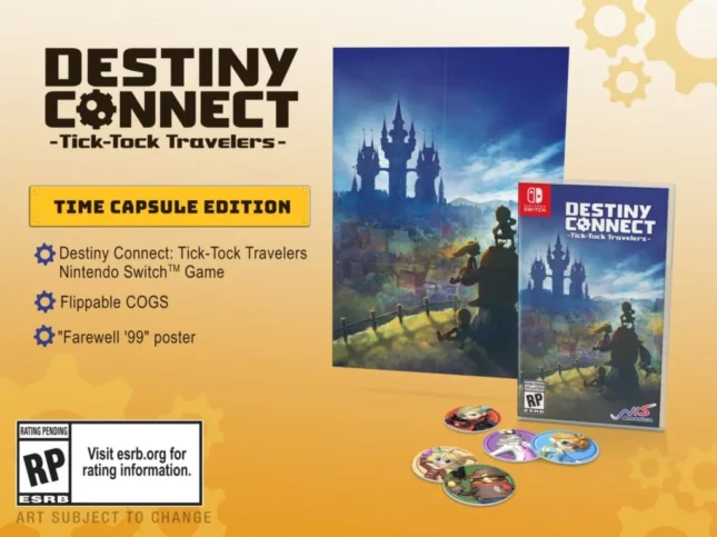 Version physique standard de Destiny Connect: Tick-Tock Travelers sur Nintendo Switch