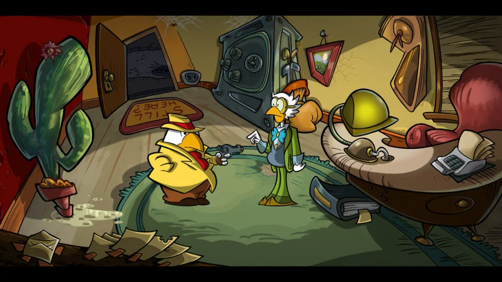 Jeu Detective Gallo sur Nintendo Switch : rencontre avec la victime