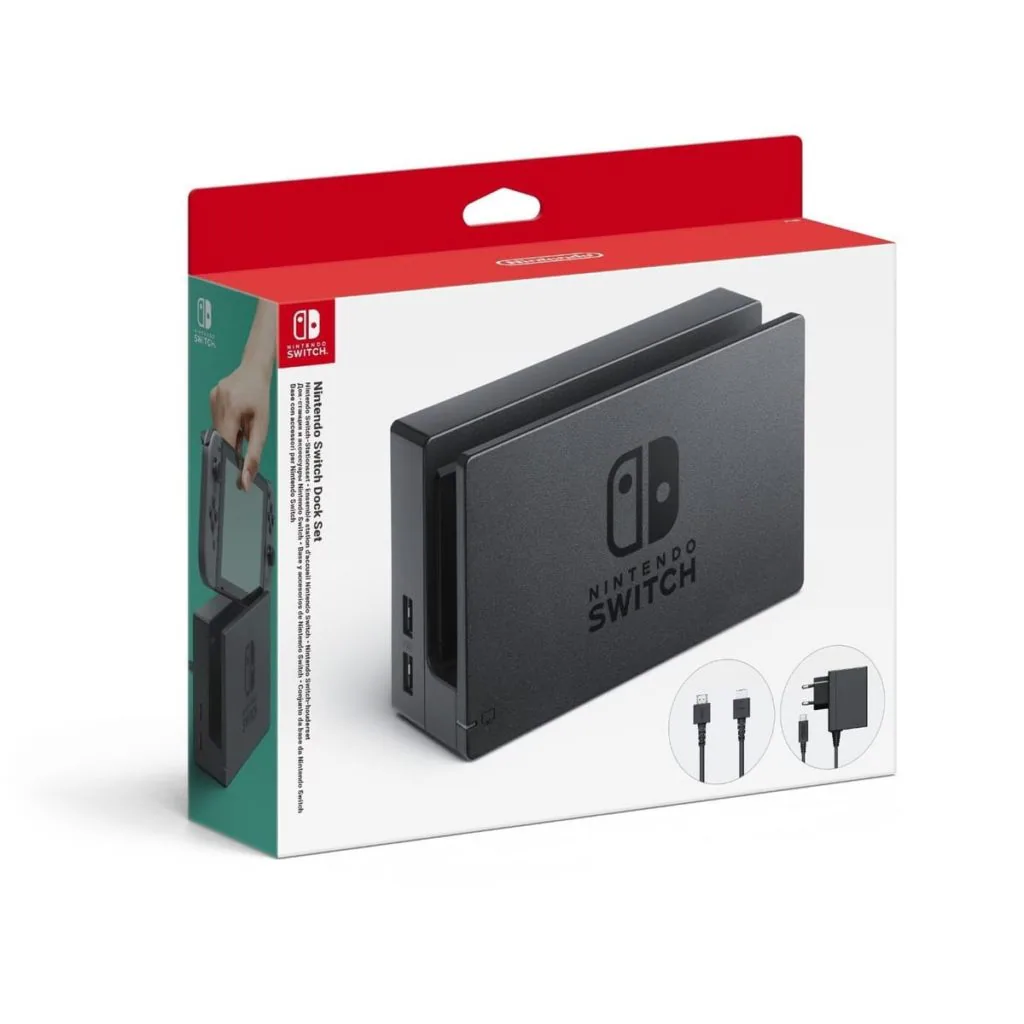 Le dock set (station d&rsquo;accueil) Nintendo Switch est arrivé : meilleur tarif 79€99