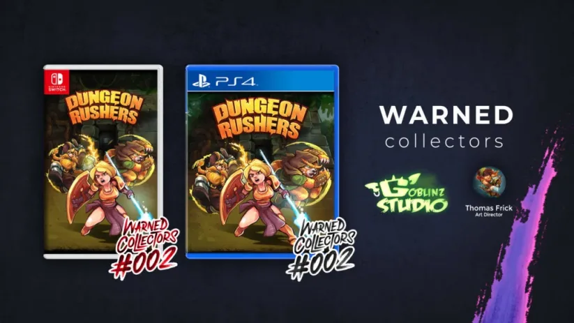 Jeu Dungeon Rushers sur Nintendo Switch : édition Warned Collectors