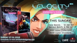Velocity 2X s&rsquo;offre une version physique standard et collector exclusive chez Strictly Limited Games