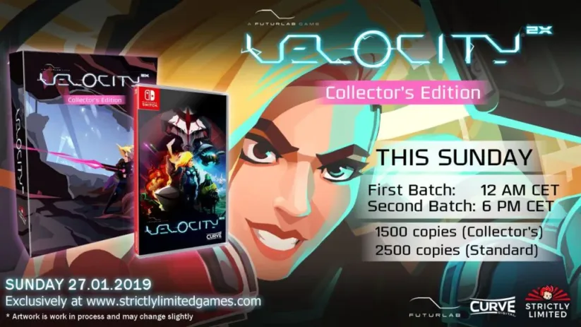 Velocity 2X s'offre une version physique standard et collector exclusive chez Strictly Limited Games