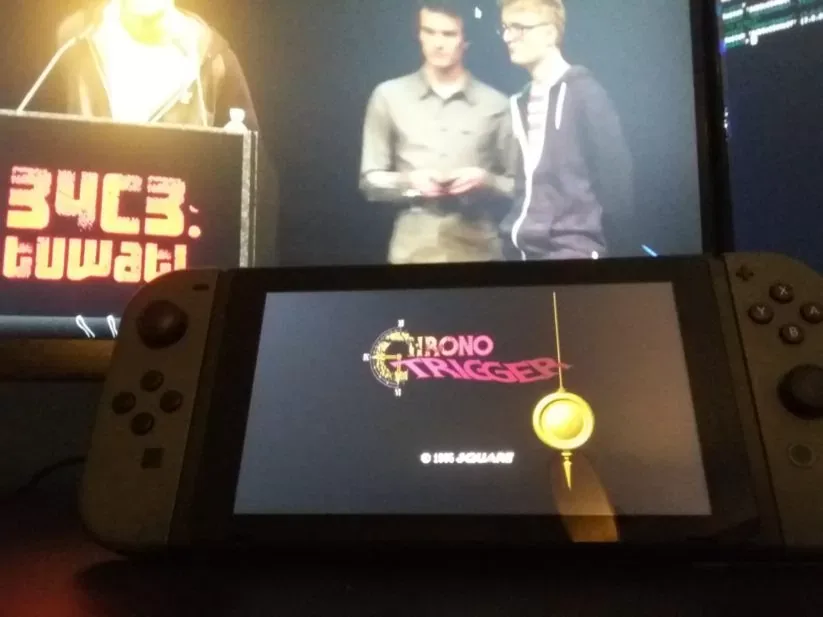Image d'un logiciel émulé sur Nintendo Switch