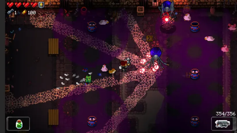 Jeu Enter The Gungeon sur Nintendo Switch : pas trop près de la lumière