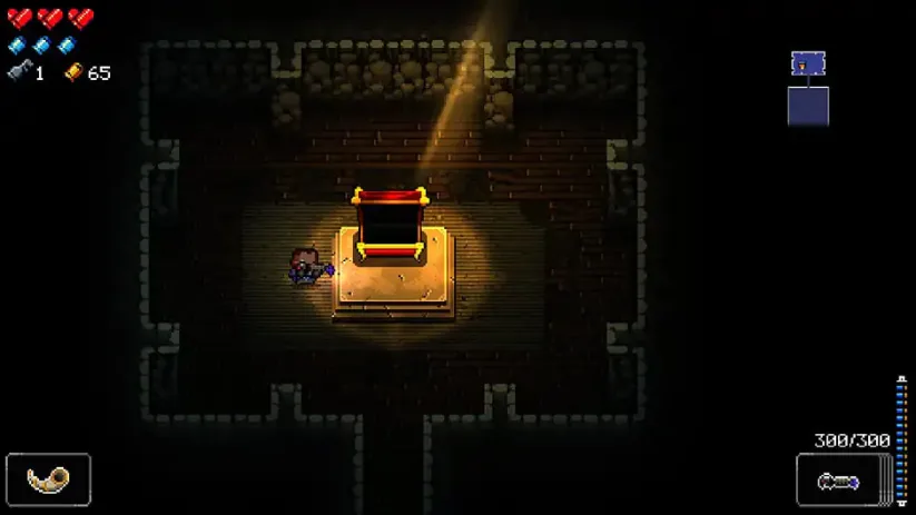 Jeu Enter The Gungeon sur Nintendo Switch : coffre à trésors