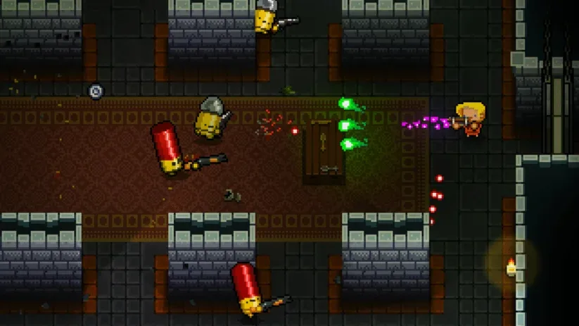 Jeu Enter The Gungeon sur Nintendo Switch : triple shot