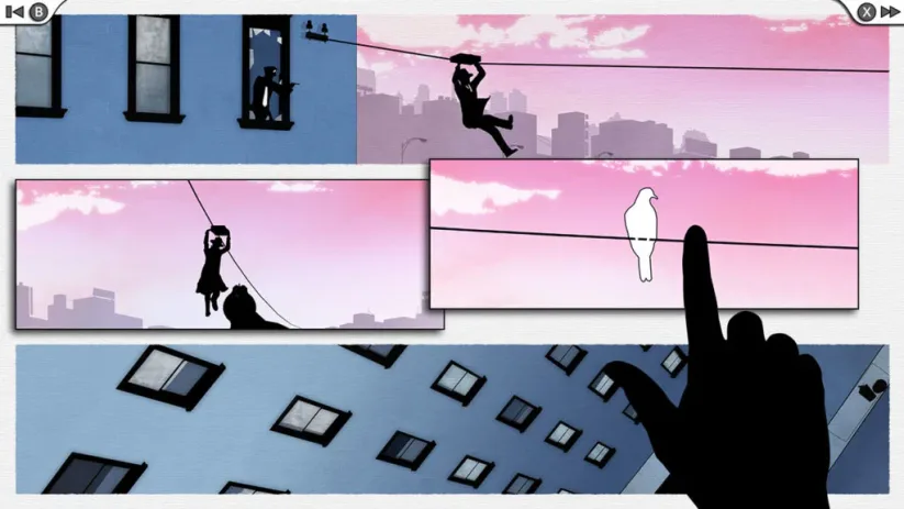 Jeu Framed Collection sur Nintendo Switch : gameplay, envole-toi blanche colombe