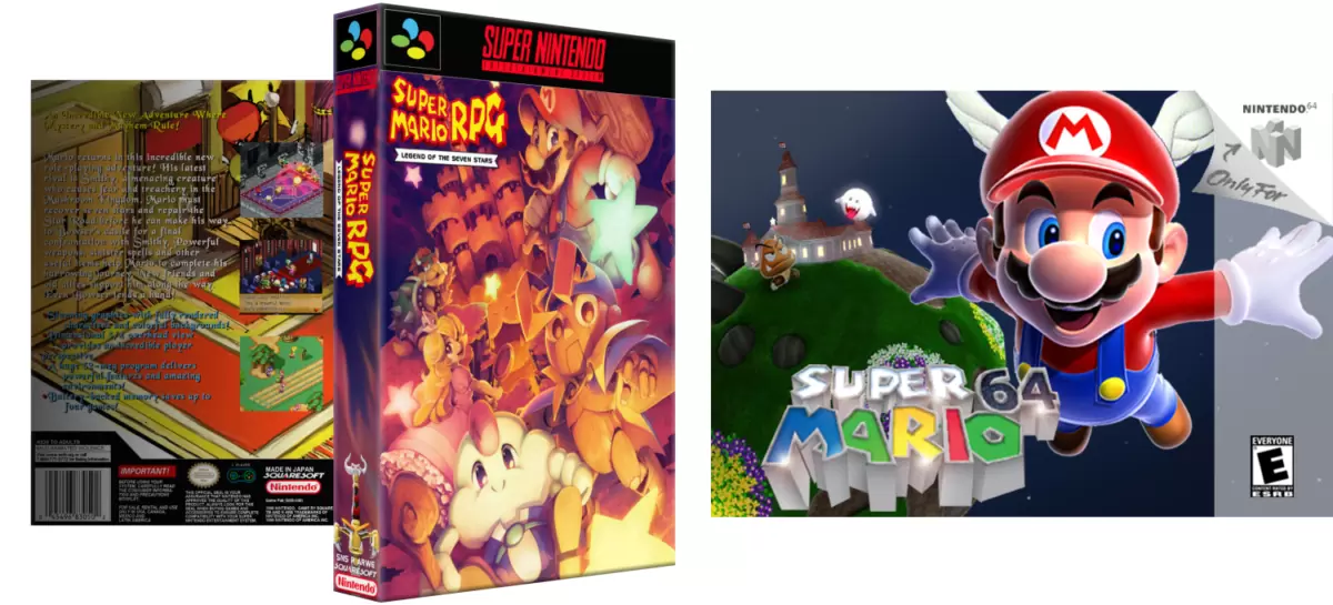 2 vidéos inédites de Super Mario 64 et Super Mario RPG version bêta