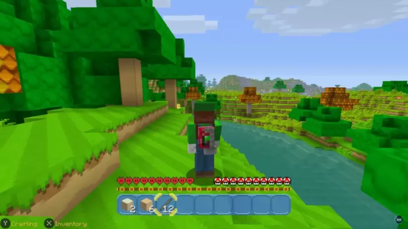 1 heure de gameplay sur Minecraft: Nintendo Switch Edition