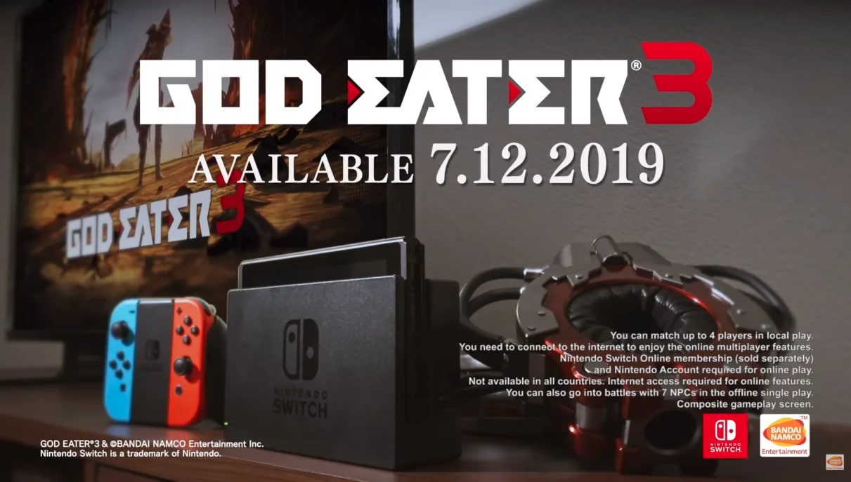 God Eater 3 déclenchera l&rsquo;apocalypse sur la Nintendo Switch