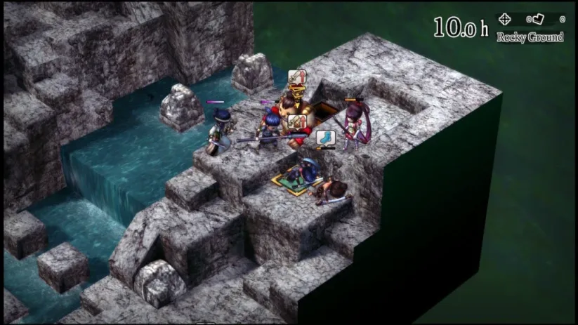 Un exemple de scène tactique