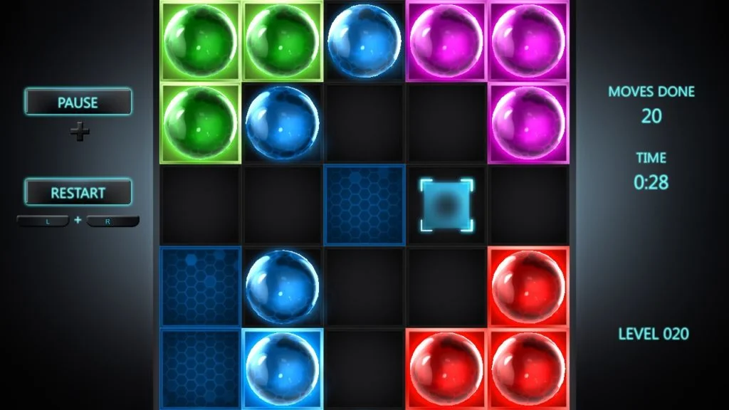 Jeu Grid Mania sur Nintendo Switch : mode Casual Puzzle